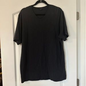 Black Travis Matthew V-Neck Tee